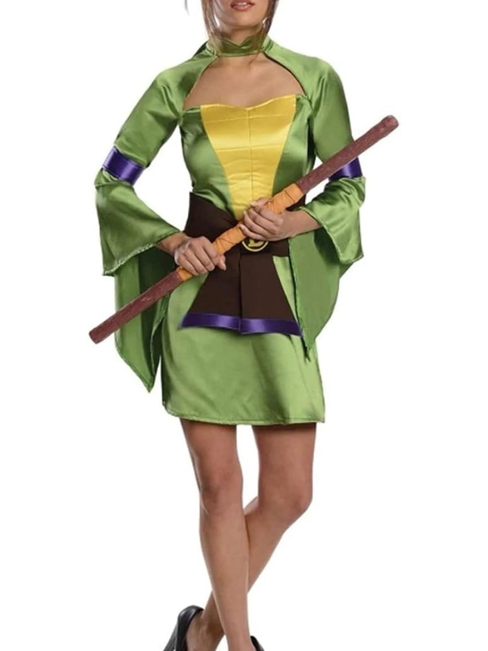 Rubie’s Women’s Mutant Ninja Turtles Donatello Costume With Stuffable Shell